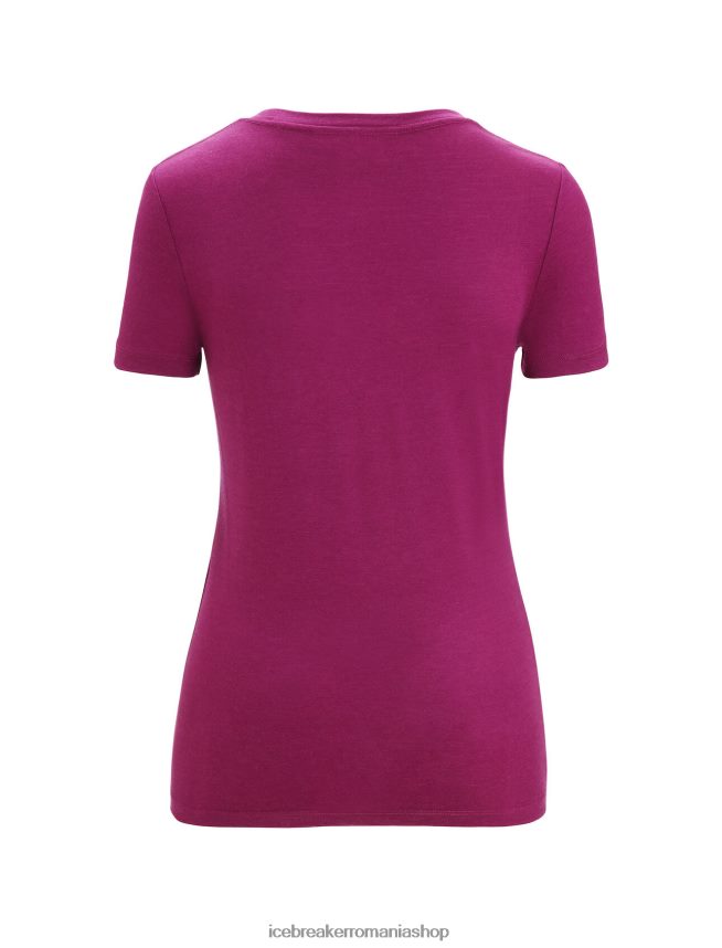 Icebreaker îmbrăcăminte du-te boabe femei merino tech lite ii tricou cu mânecă scurtă sărbătoarea naturii DL46T631