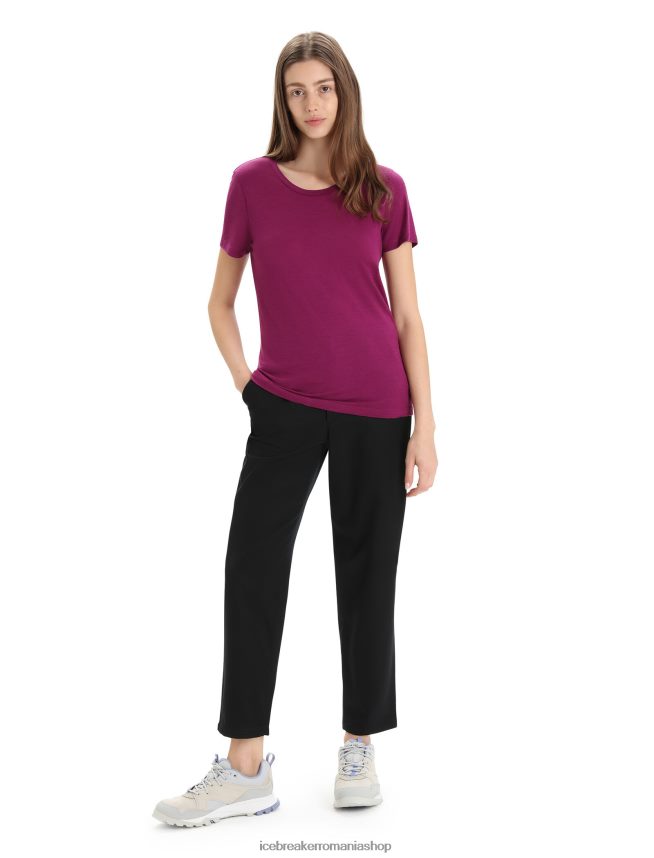 Icebreaker îmbrăcăminte du-te boabe femei tricou cu mânecă scurtă merino tech lite ii DL46T604
