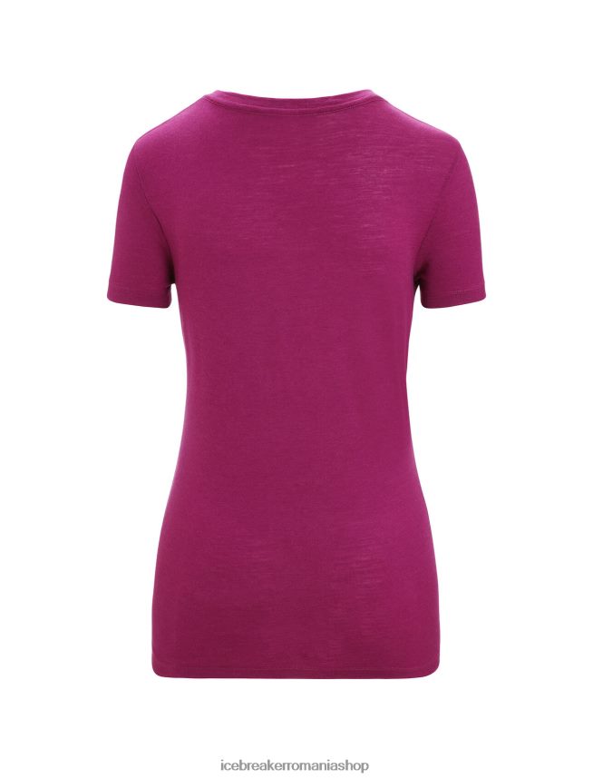 Icebreaker îmbrăcăminte du-te boabe femei tricou cu mânecă scurtă merino tech lite ii DL46T604