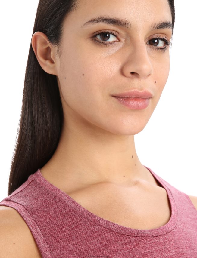 Icebreaker îmbrăcăminte erica cireș femei rezervor merino sphere ii DL46T809