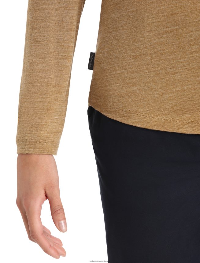 Icebreaker îmbrăcăminte erica cu cuișoare femei tricou cu mânecă lungă merino sphere ii DL46T900