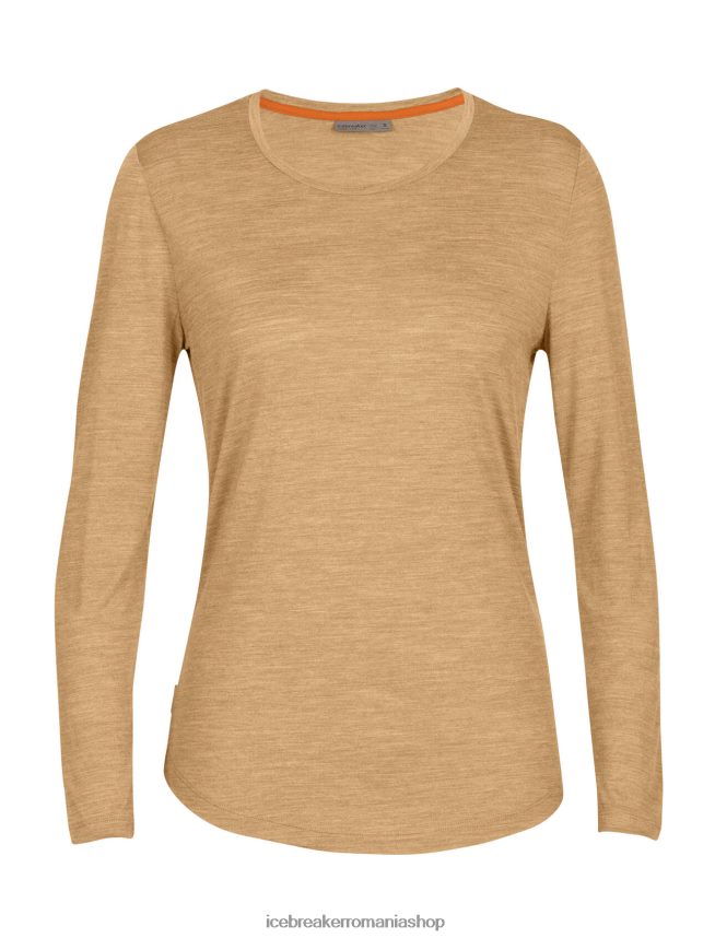 Icebreaker îmbrăcăminte erica cu cuișoare femei tricou cu mânecă lungă merino sphere ii DL46T900