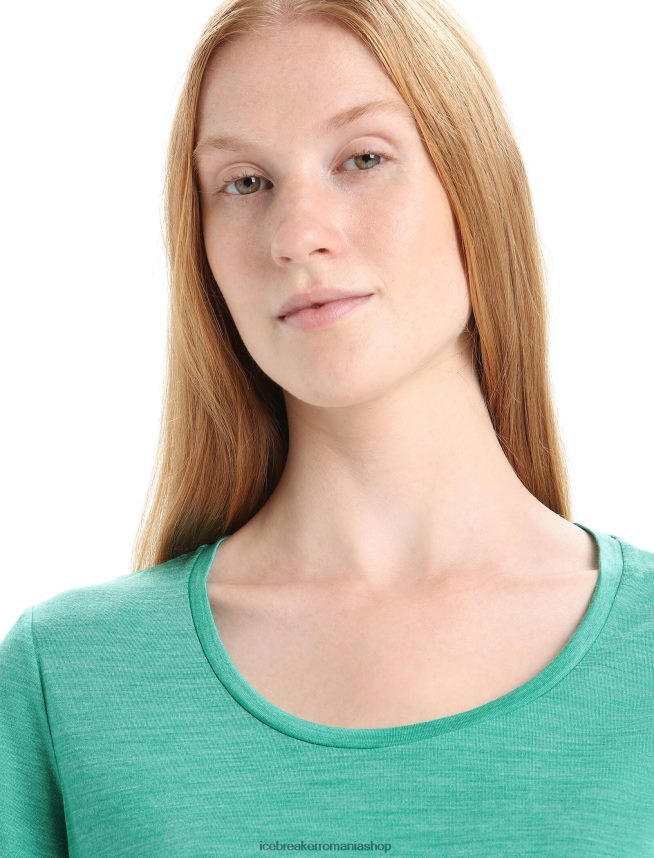 Icebreaker îmbrăcăminte erica proaspata femei tricou cu mânecă scurtă merino sphere ii DL46T612