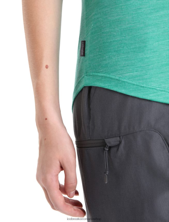 Icebreaker îmbrăcăminte erica proaspata femei tricou cu mânecă scurtă merino sphere ii DL46T612