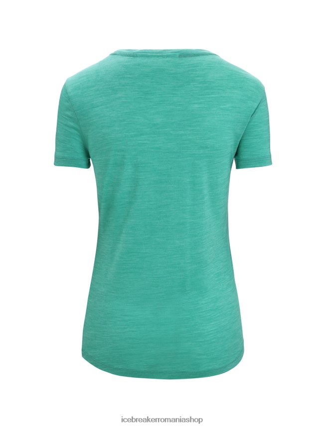Icebreaker îmbrăcăminte erica proaspata femei tricou cu mânecă scurtă merino sphere ii hitt DL46T672