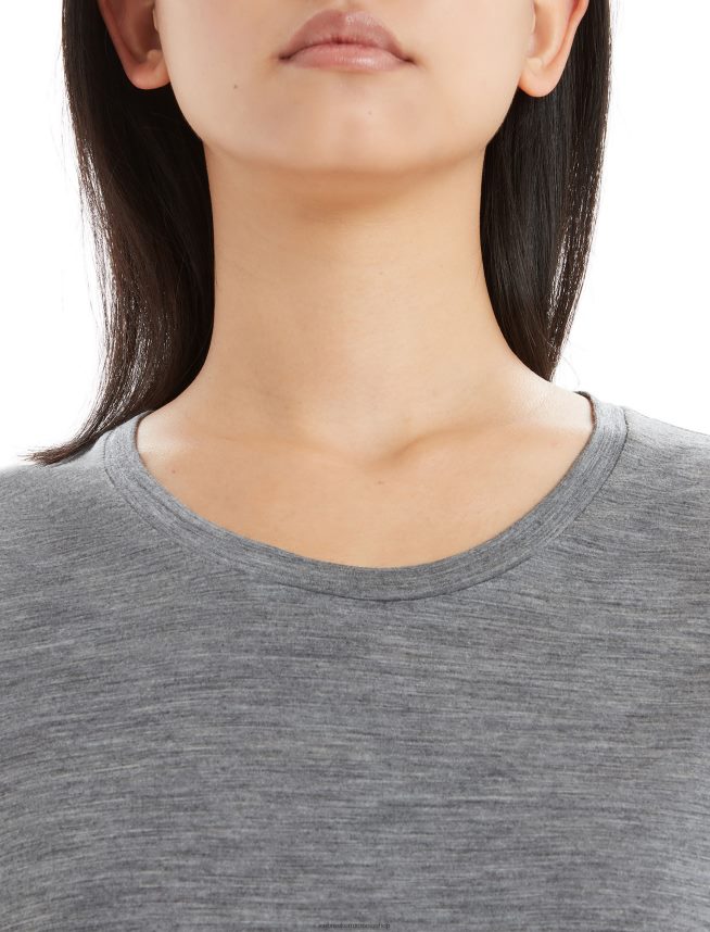 Icebreaker îmbrăcăminte gritstone heather femei tricou cu mânecă scurtă merino tech lite ii DL46T600