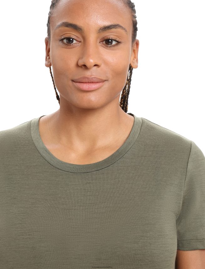 Icebreaker îmbrăcăminte loden femei tricou cu mânecă scurtă merino tech lite ii DL46T601