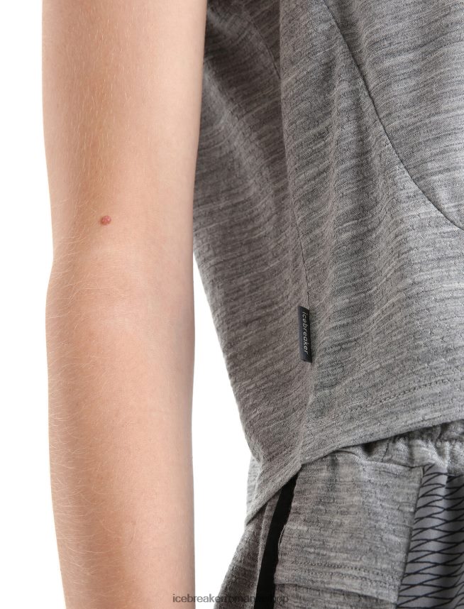 Icebreaker îmbrăcăminte metrou Heather femei rezervor zoneknit merinos DL46T656