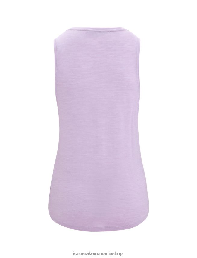 Icebreaker îmbrăcăminte privire violetă femei rezervor merino sphere ii DL46T619