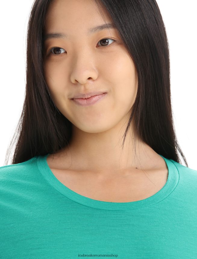 Icebreaker îmbrăcăminte proaspăt femei tricou cu mânecă scurtă merino tech lite ii DL46T603