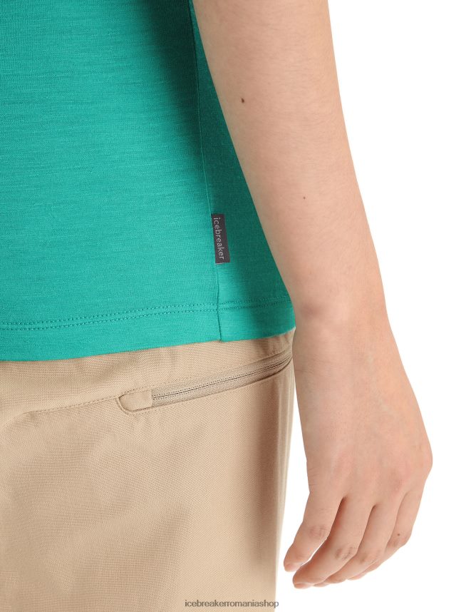 Icebreaker îmbrăcăminte proaspăt femei tricou cu mânecă scurtă merino tech lite ii DL46T603